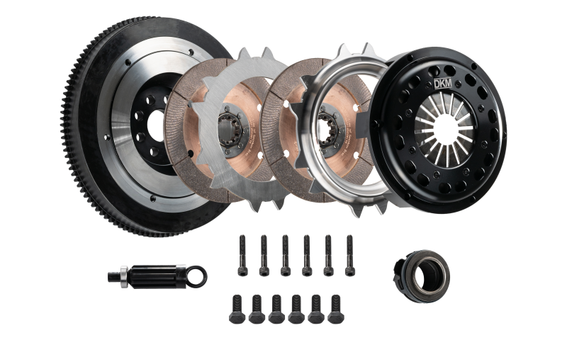 BMW M3 Clutch Kit - DKM Clutch - 184mm Ceramic Twin Disc MR with Flywheel - `00-`06
